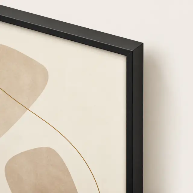 Detalhe da Moldura Filete para quadro decorativo